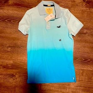Hollister polo size XS. Blue Ombré.